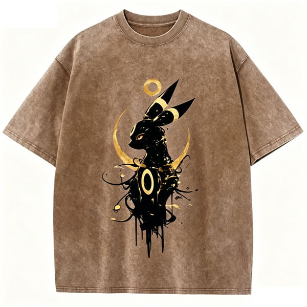 Umbreon Unisex Vintage Washed Tee