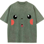 Pikachu Cartoon Tee | Pokemon Anime