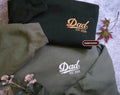 Custom Dad Est Embroidered Shirt, Personalized Father’s Day Gift for Dad