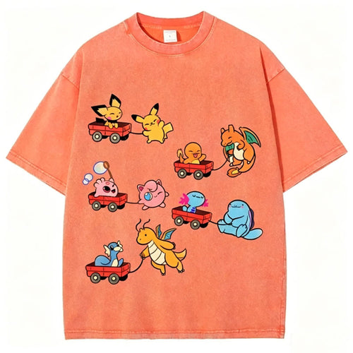 Pokémon Advanced Form Unisex Vintage Washed Tee
