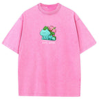 Cute Parent & Kid Bulbasaur Vintage T-Shirt