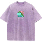 Cute Parent & Kid Bulbasaur Vintage T-Shirt