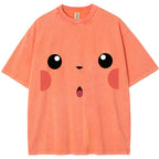 Pikachu Cartoon Tee | Pokemon Anime