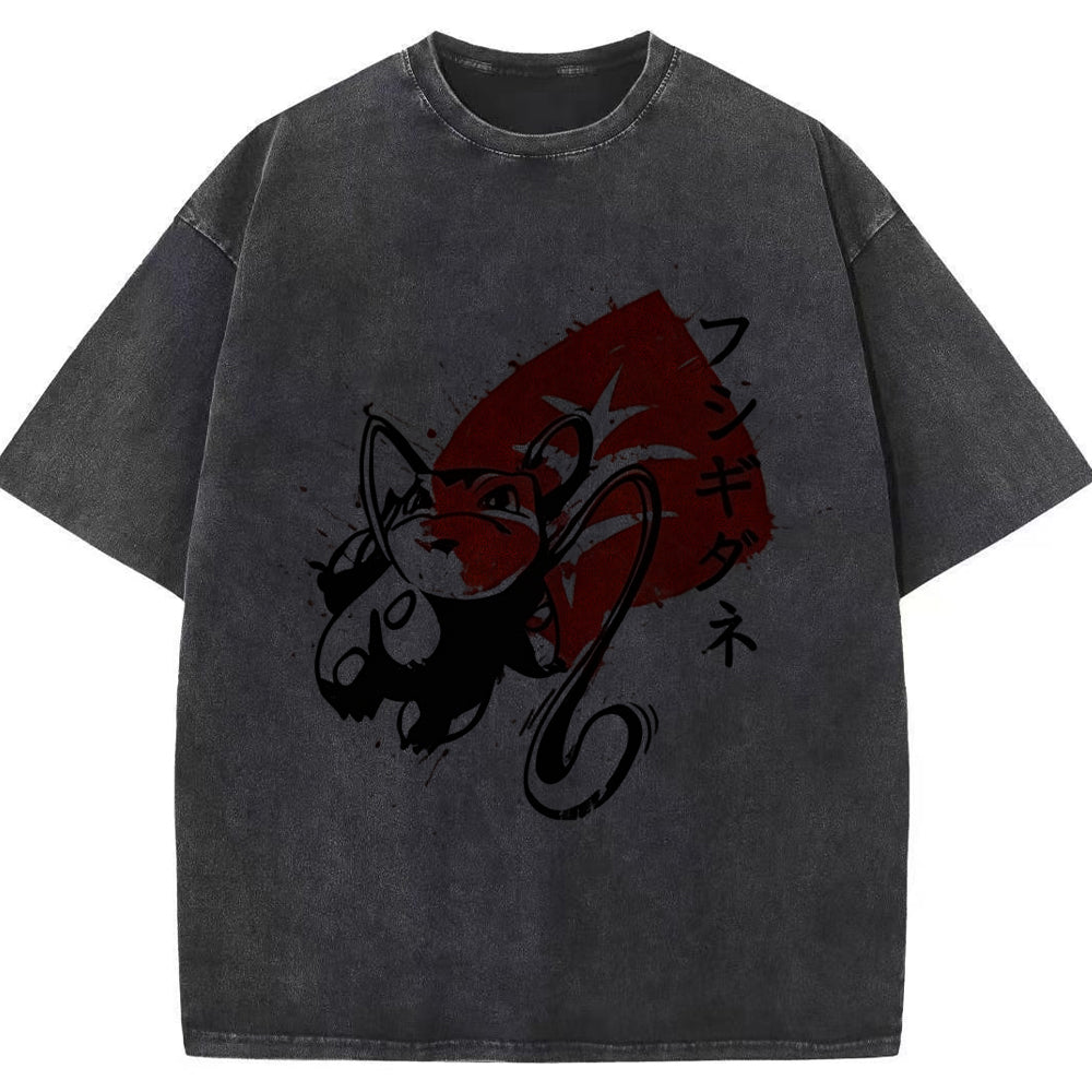Sumie Ivysaur Leaf Splash Tee | Pokemon Anime