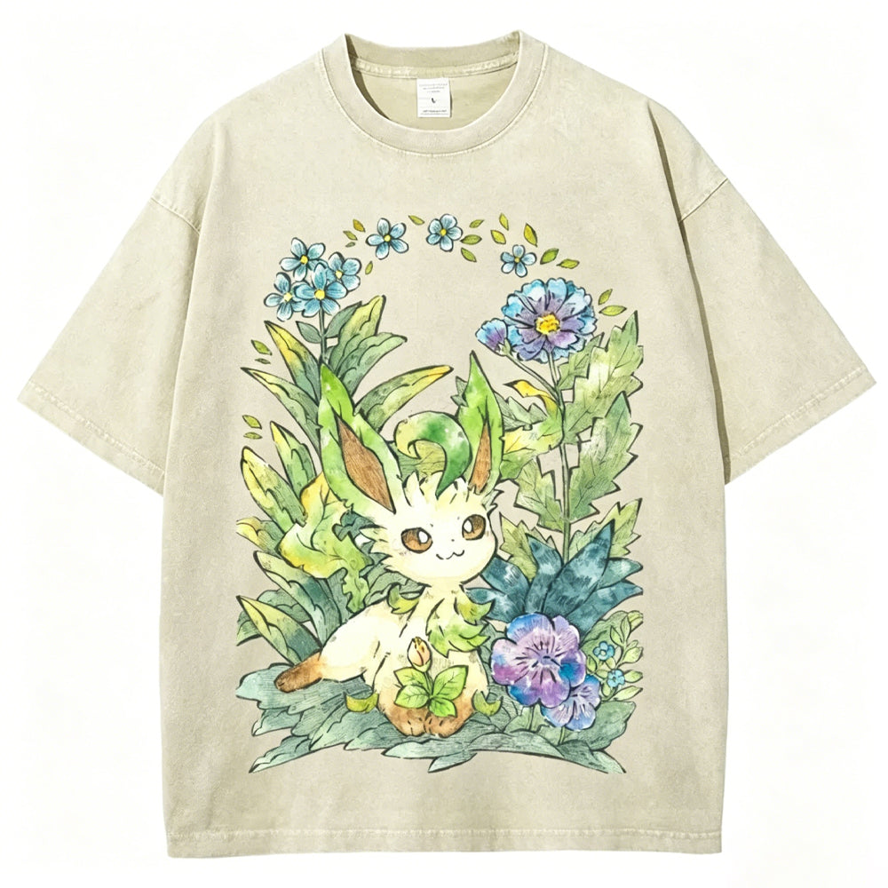 Forest Leaf Guardian Unisex Vintage Washed Tee Main image