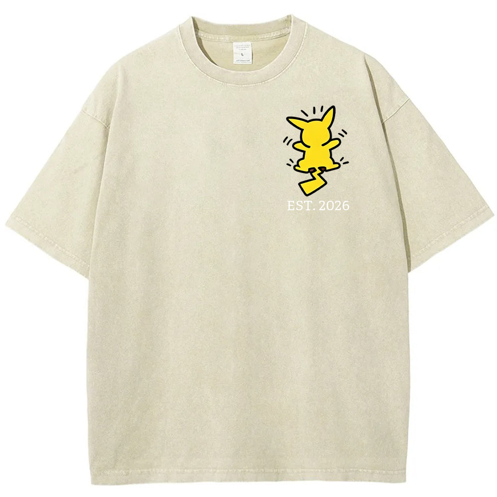 ront & Back Multi Pokemon Silhouette Family Tee | Pokemon Anime