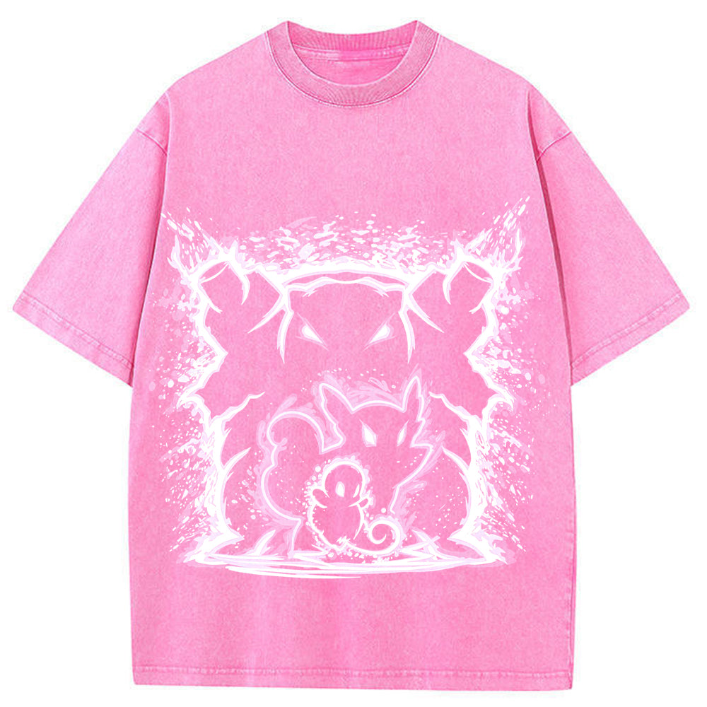 Cosmic Squirtle Evolution Galaxy Neon Vintage Tee | Pokemon Anime