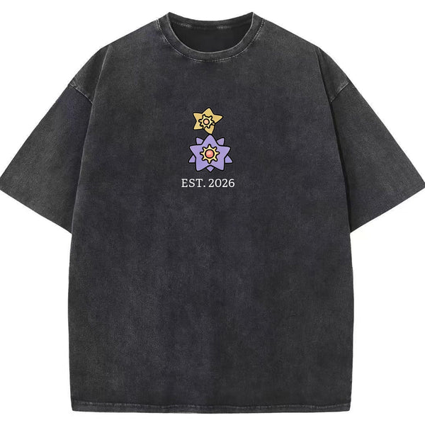 Cute Parent & Kid Starmie Vintage Washed T-Shirt