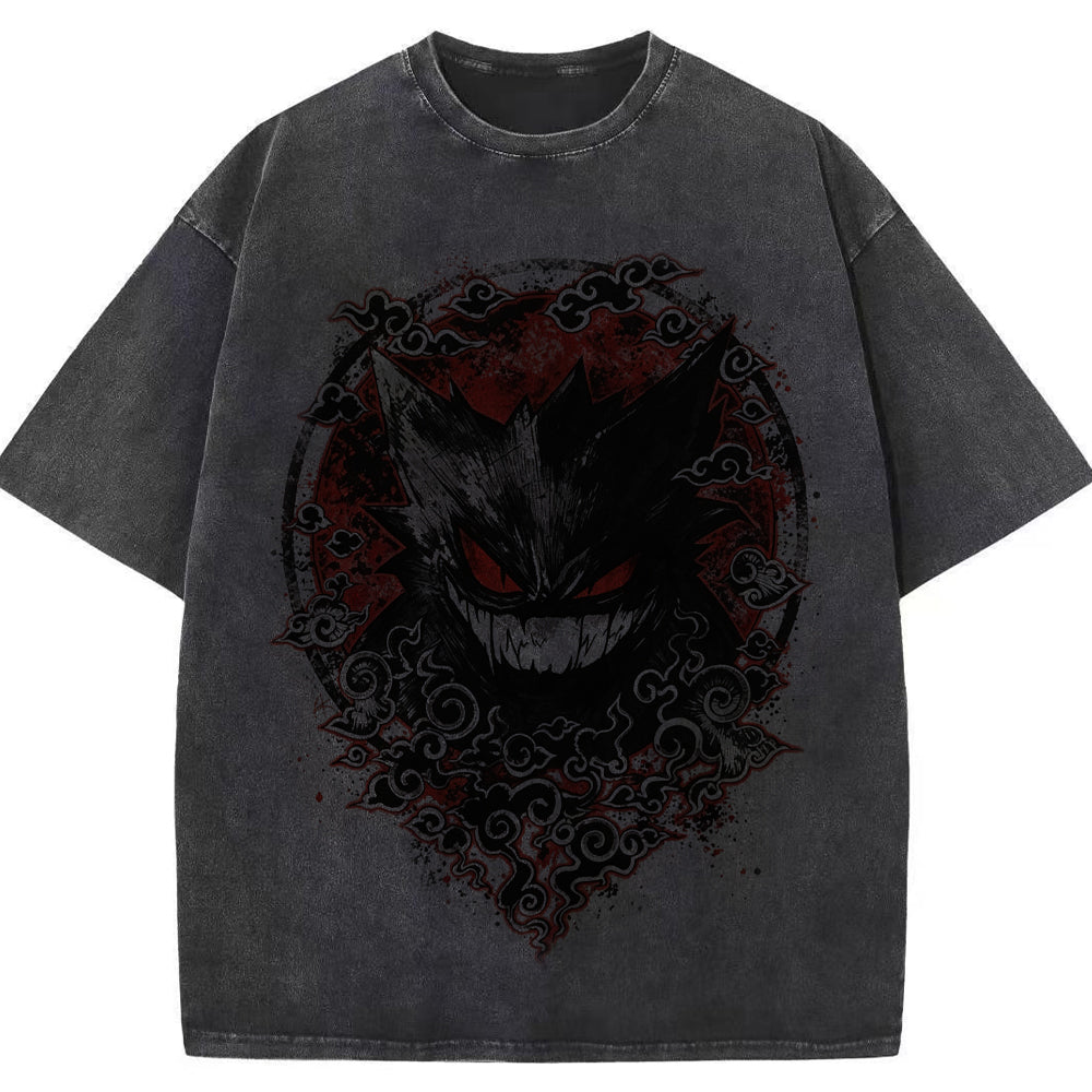 Oriental Cloud Gengar Tattoo Tee | Pokemon Anime