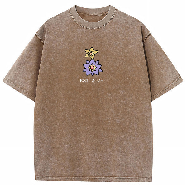 Cute Parent & Kid Starmie Vintage Washed T-Shirt