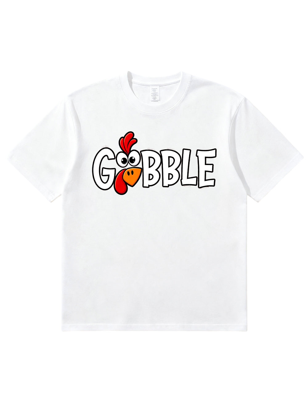 Funny Gobble Turkey Face T‑Shirt | Thanksgiving Fall Graphic Tee