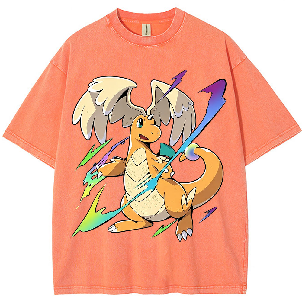 Flying Dragonite Neon Lightning Anime Sweatshirt Main image