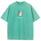 Cute Parent & Kid Blastoise Vintage Washed T-Shirt