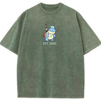 Cute Parent & Kid Blastoise Vintage Washed T-Shirt