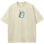 Cute Parent & Kid Blastoise Vintage Washed T-Shirt