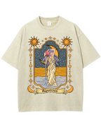 Aquarius Celestial Graphic T-Shirt