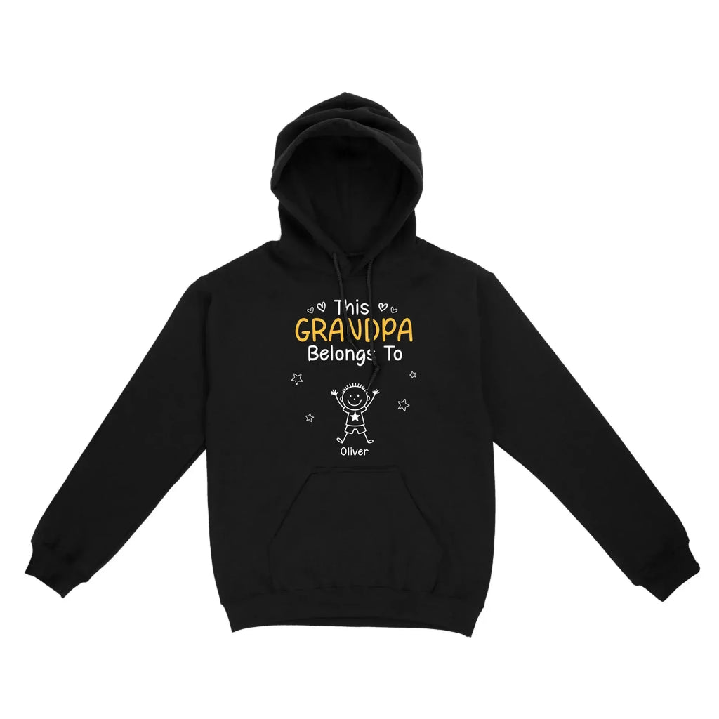 Birthday Gifts for Dad, Grandpa - Grandpa Belongs to T-shirt