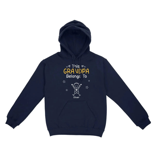 Birthday Gifts for Dad, Grandpa - Grandpa Belongs to T-shirt