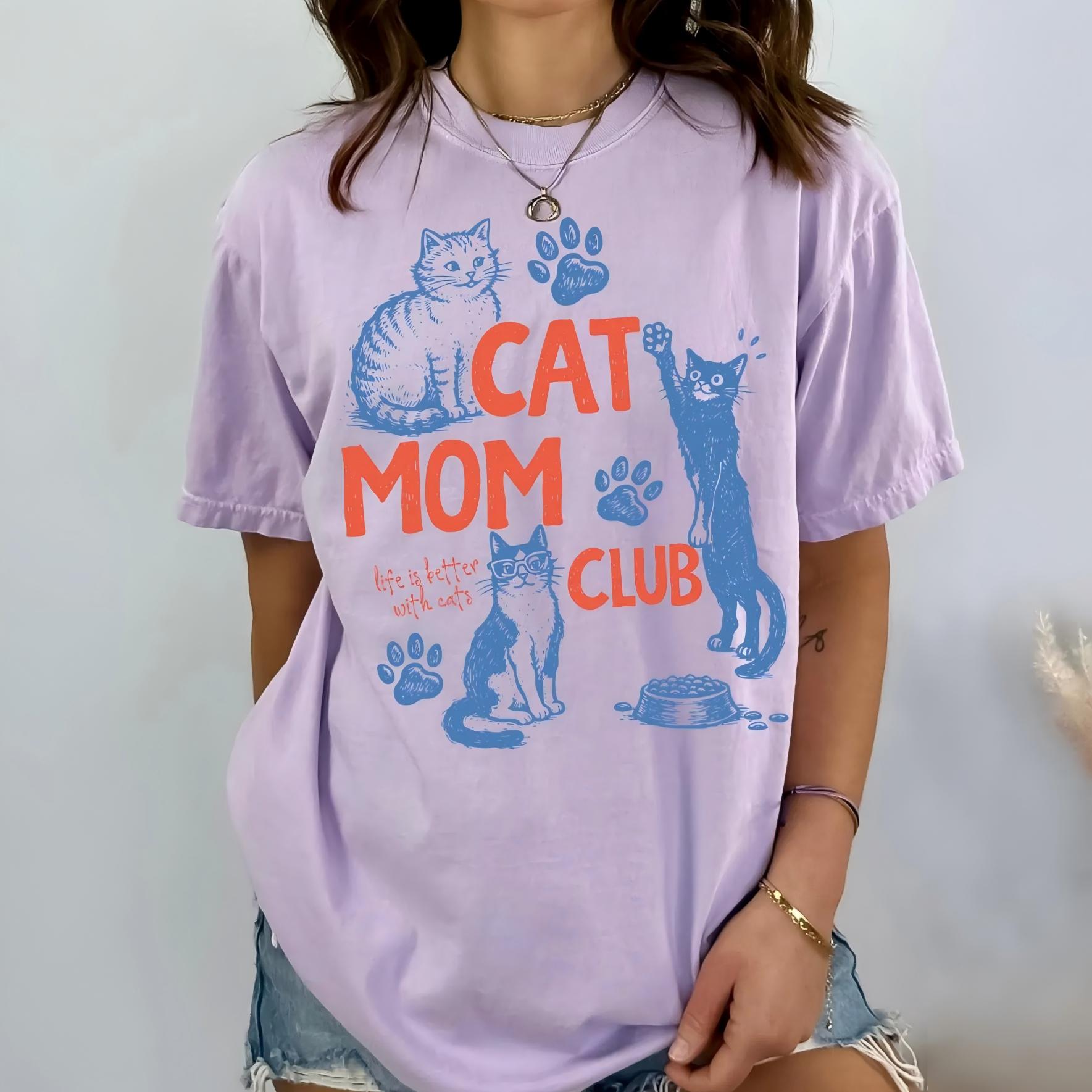 Cat Mom Club Comfort Colors Secondary image