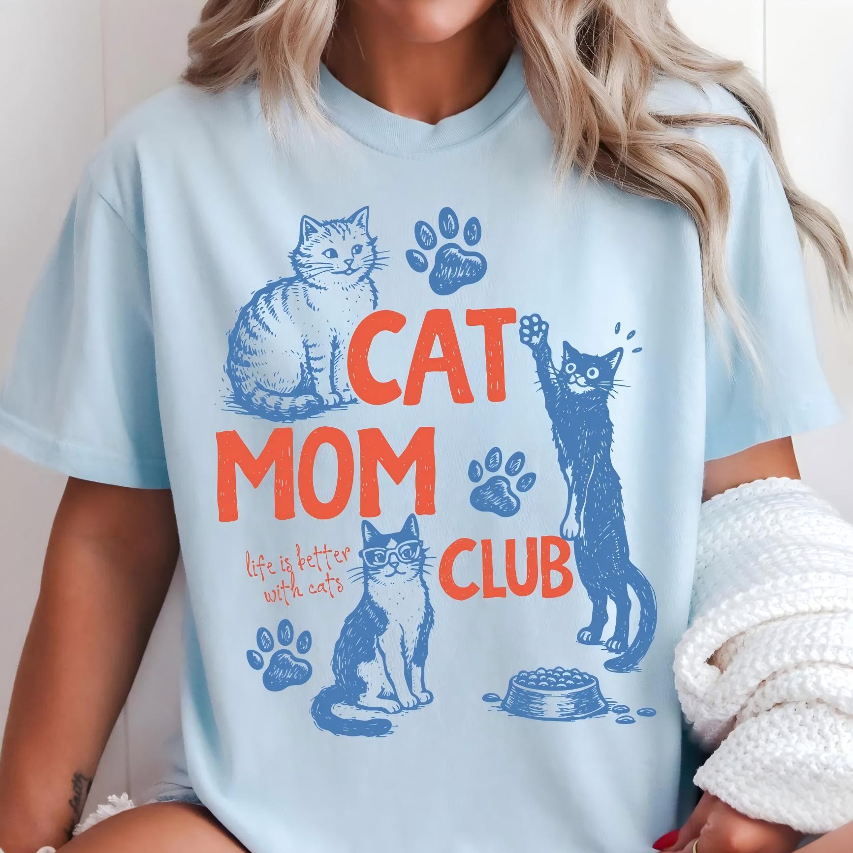 Cat Mom Club Comfort Colors