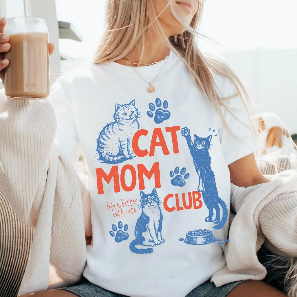 Cat Mom Club Comfort Colors
