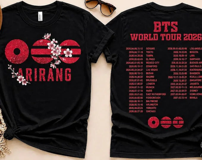Comfort Colors Boy Band BTS Kpop T-Shirt, Retro BTS World Tour 2026 Merch Gifts Secondary image