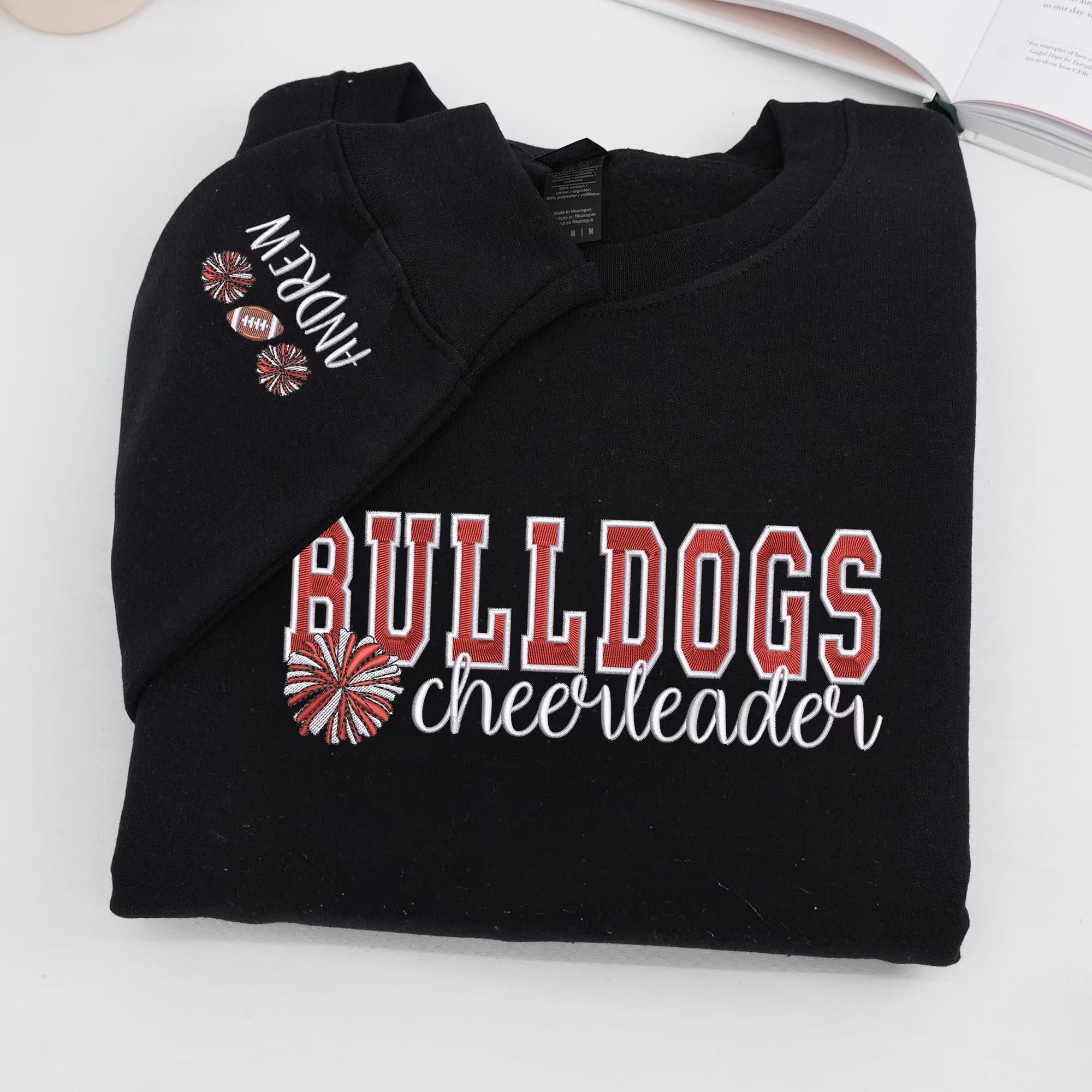 Custom Cheer Sweatshirt with Name Secondary image