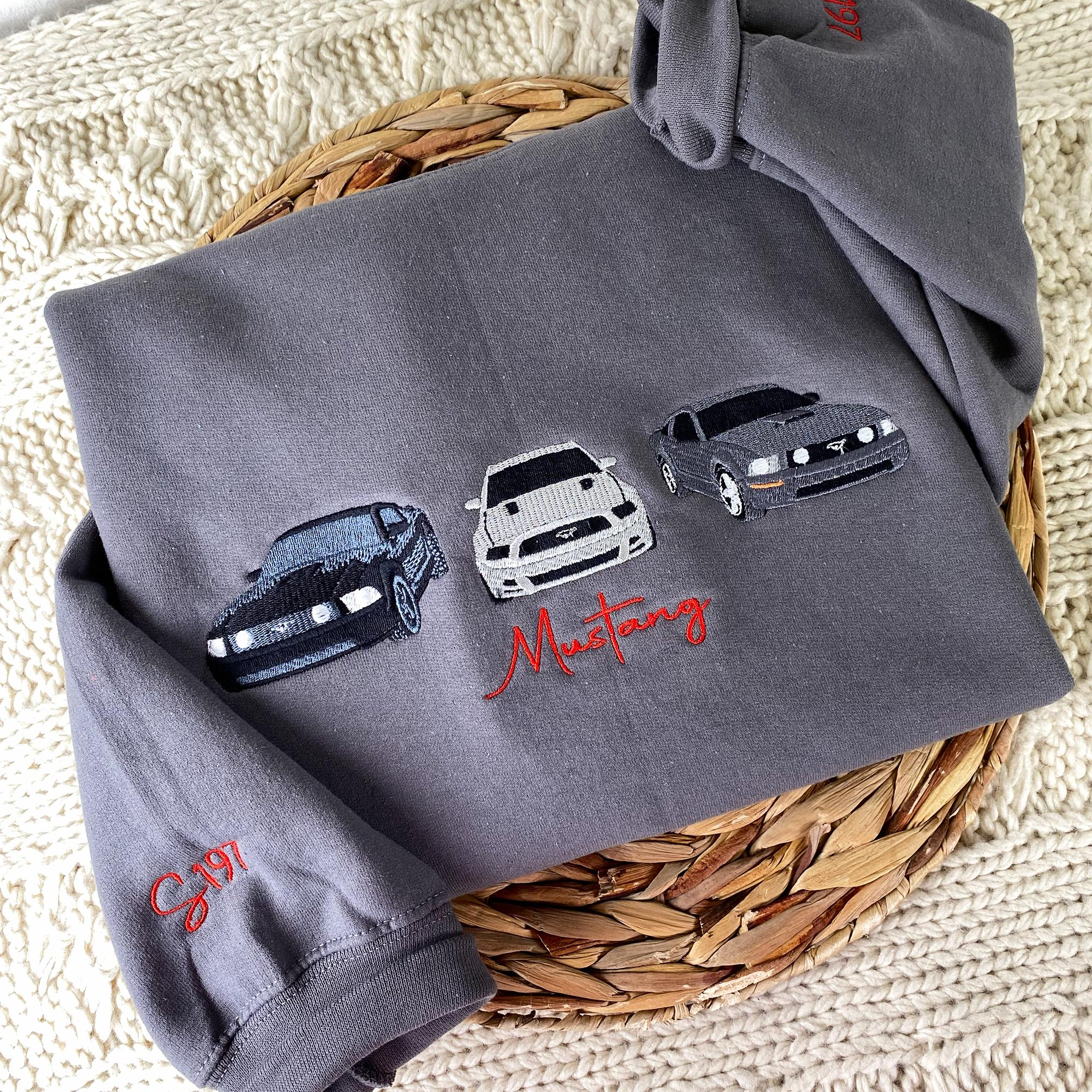 Custom Embroidered Car V3 Sweatshirt-Gift For Custom Main image