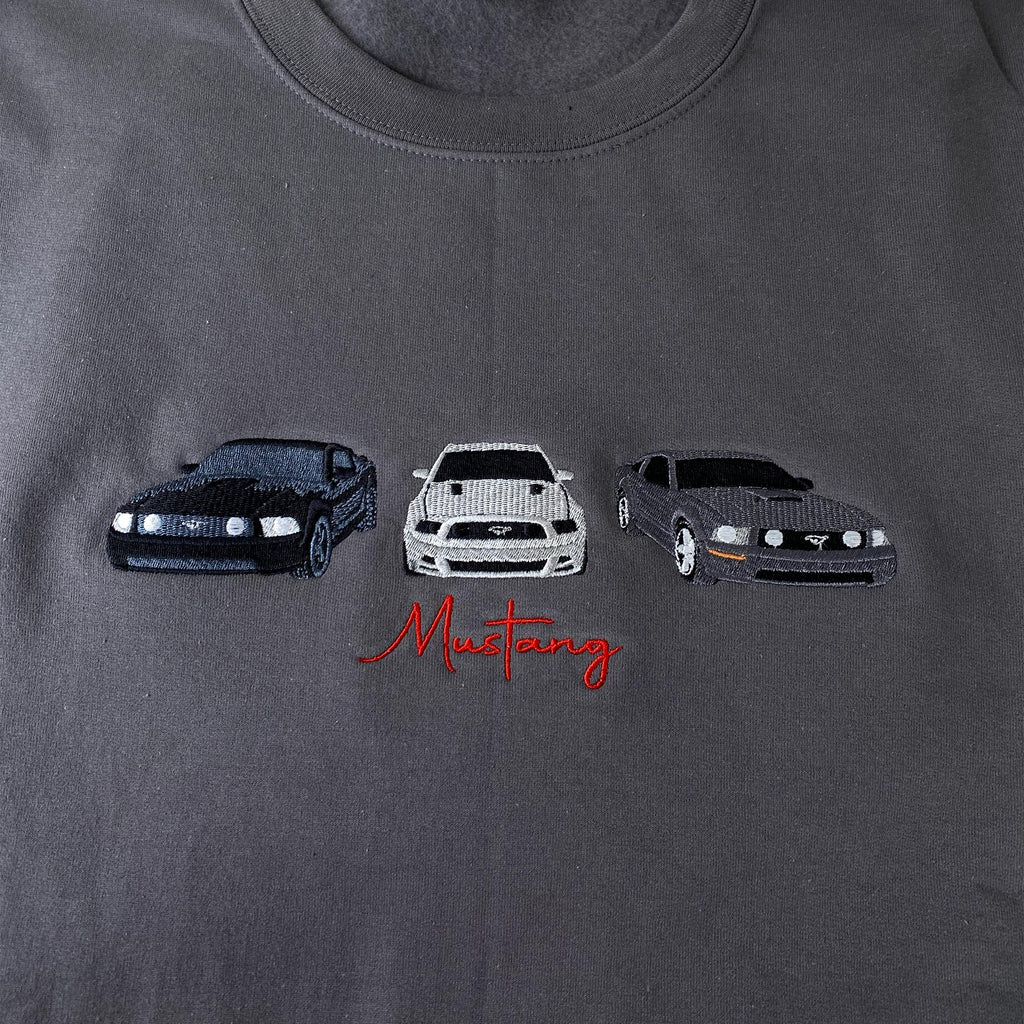 Custom Embroidered Car V3 Sweatshirt-Gift For Custom