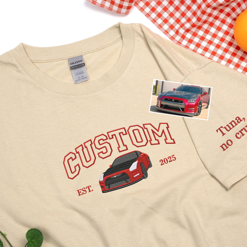 Custom Embroidered Car V1 Sweatshirt-Gift For Custom