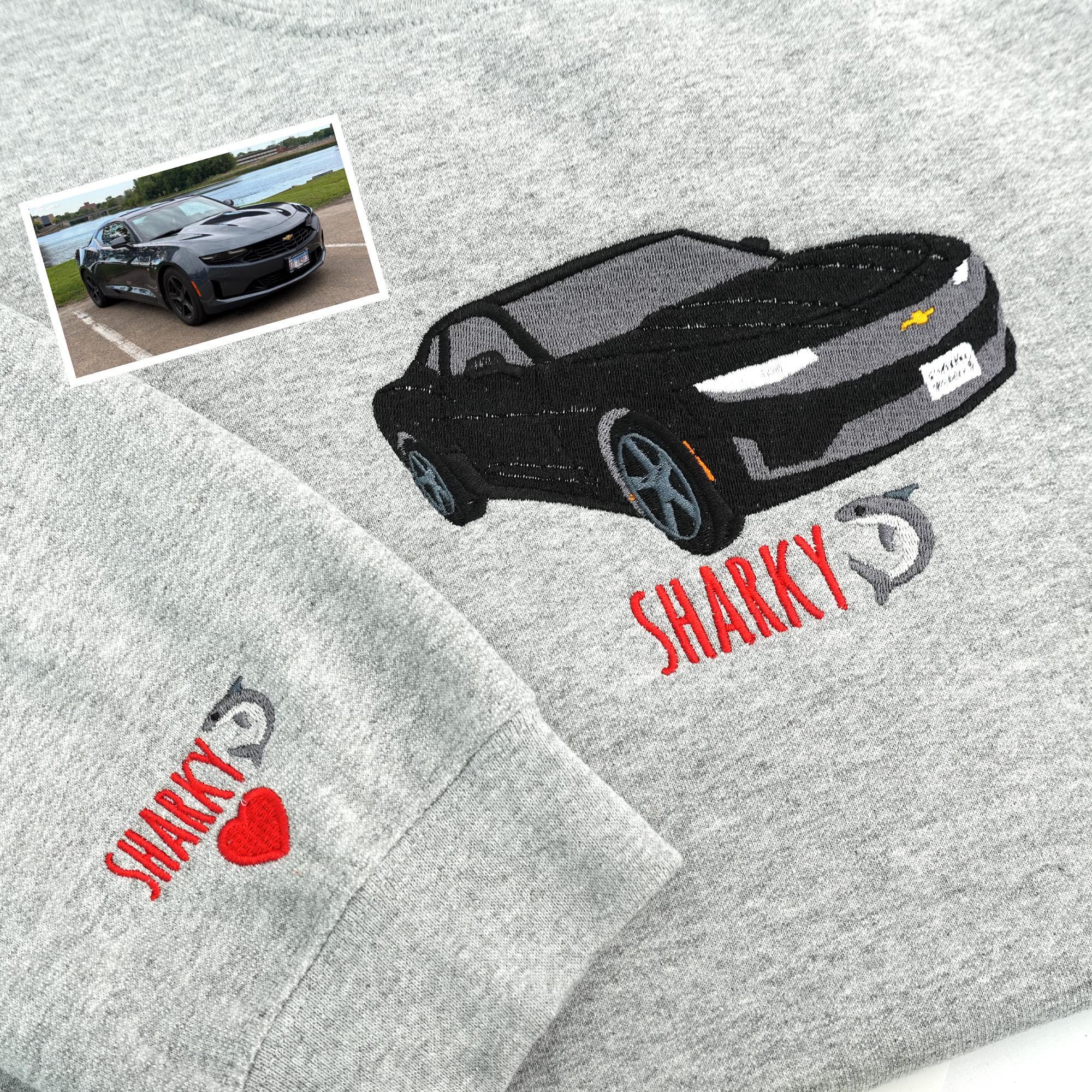 Custom Embroidered Car V2 Sweatshirt Secondary image