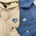 Custom  Heart and Puzzle Piece V2 Sweatshirt-Gift For Custom
