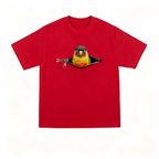 Custom Pet Bird Peekaboo Zipper T-Shirt – Upload Your pet bird Photo