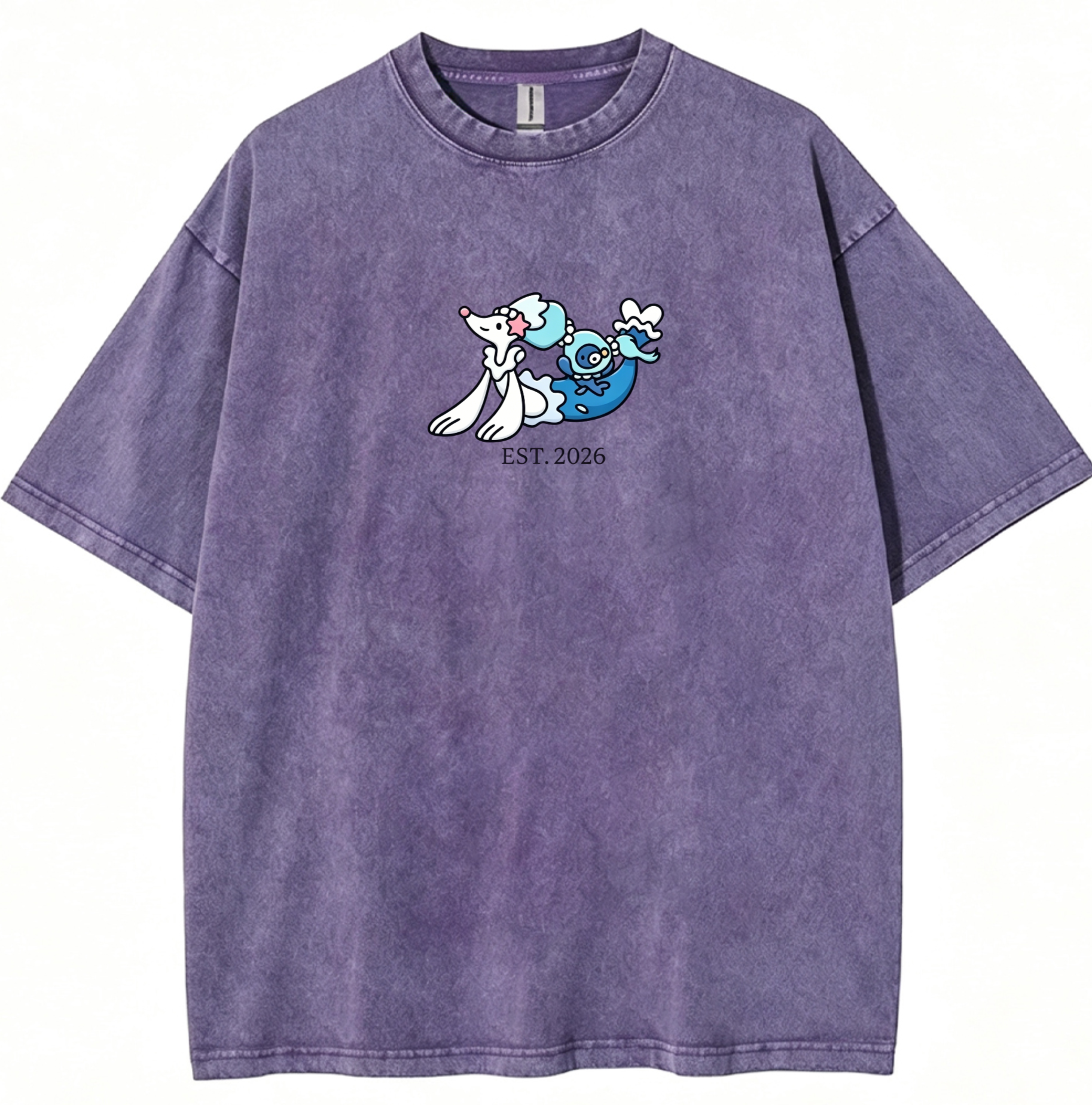 Cute Parent & Kid Primarina Vintage Washed T-Shirt