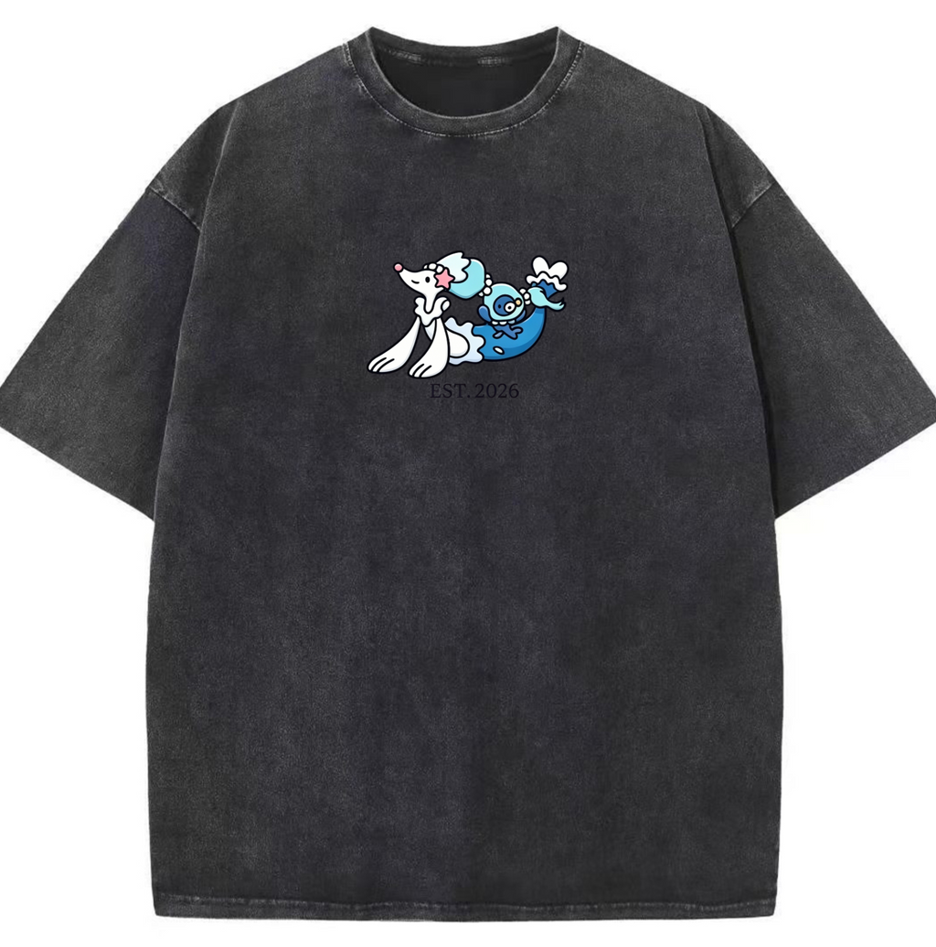 Cute Parent & Kid Primarina Vintage Washed T-Shirt