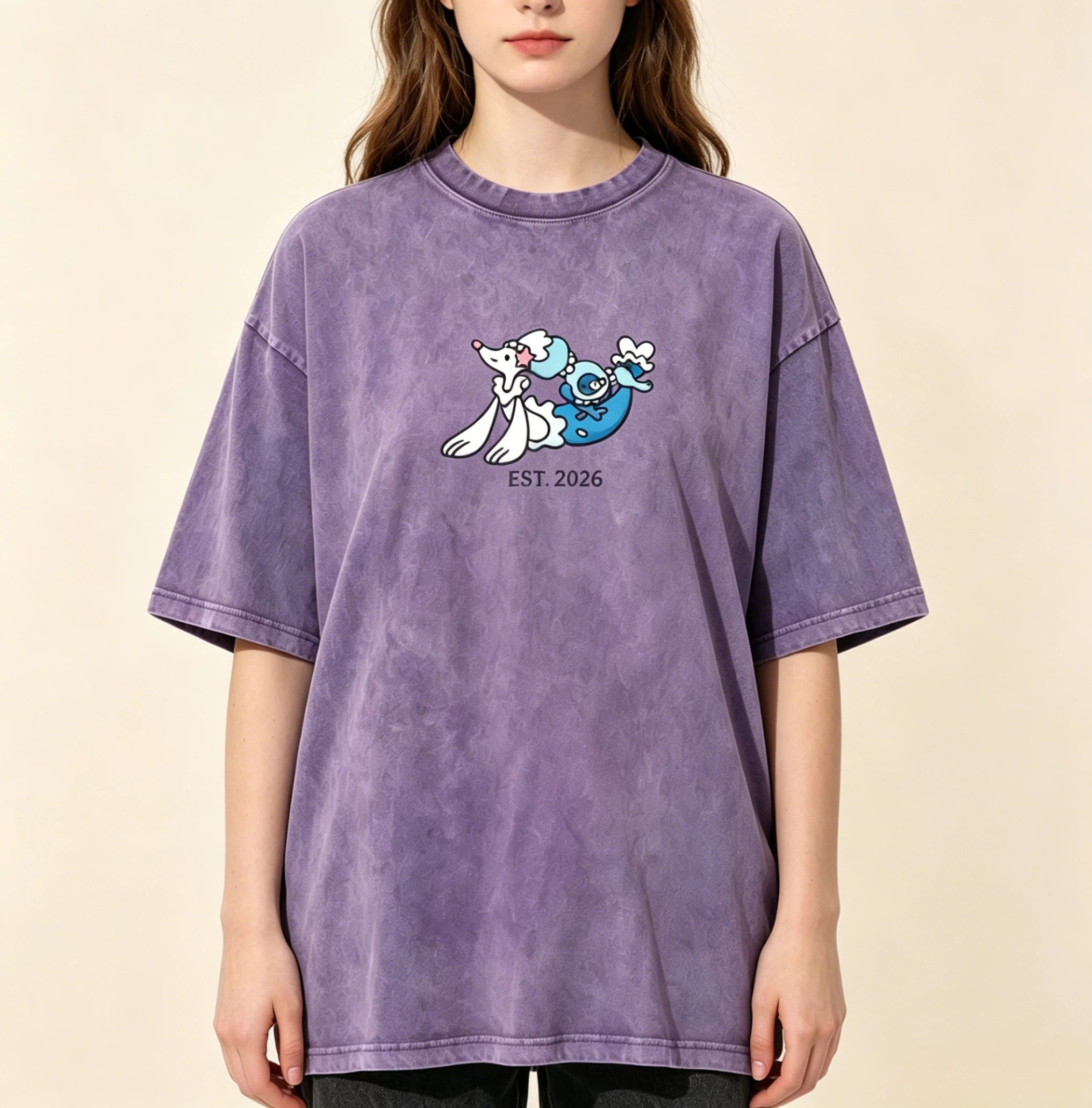 Cute Parent & Kid Primarina Vintage Washed T-Shirt Main image