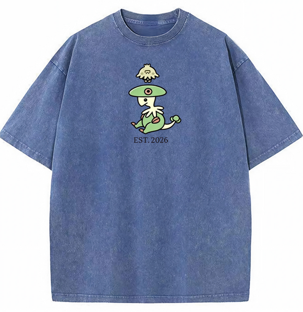 Cute Parent & Kid Breloom Vintage Washed T-Shirt