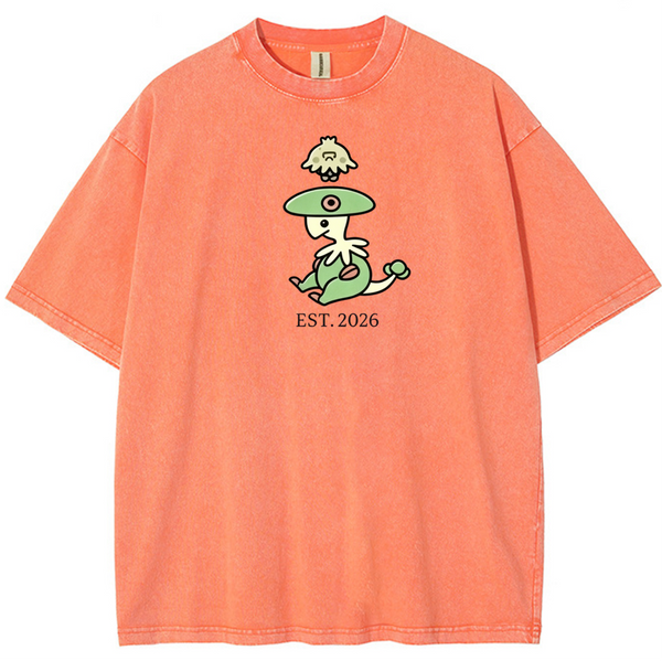 Cute Parent & Kid Breloom Vintage Washed T-Shirt