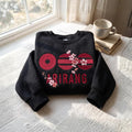 Embroidered Arirang BTS Logo Sweatshirt, Floral Kpop Merch Shirt