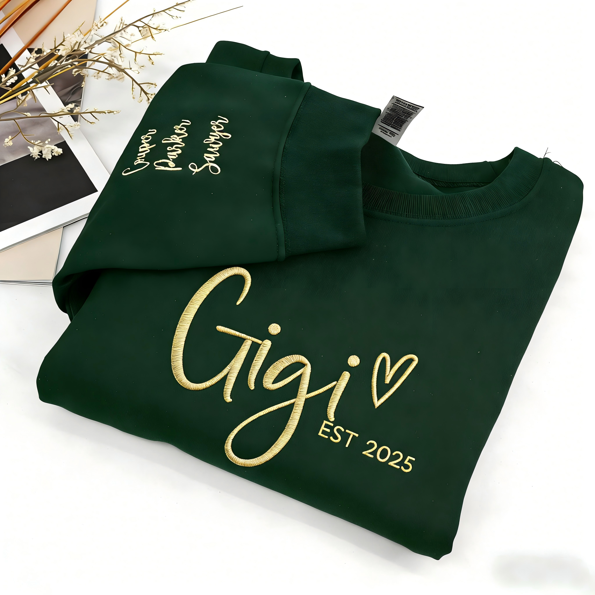 Embroidered Custom Gigi Sweatshirt Secondary image
