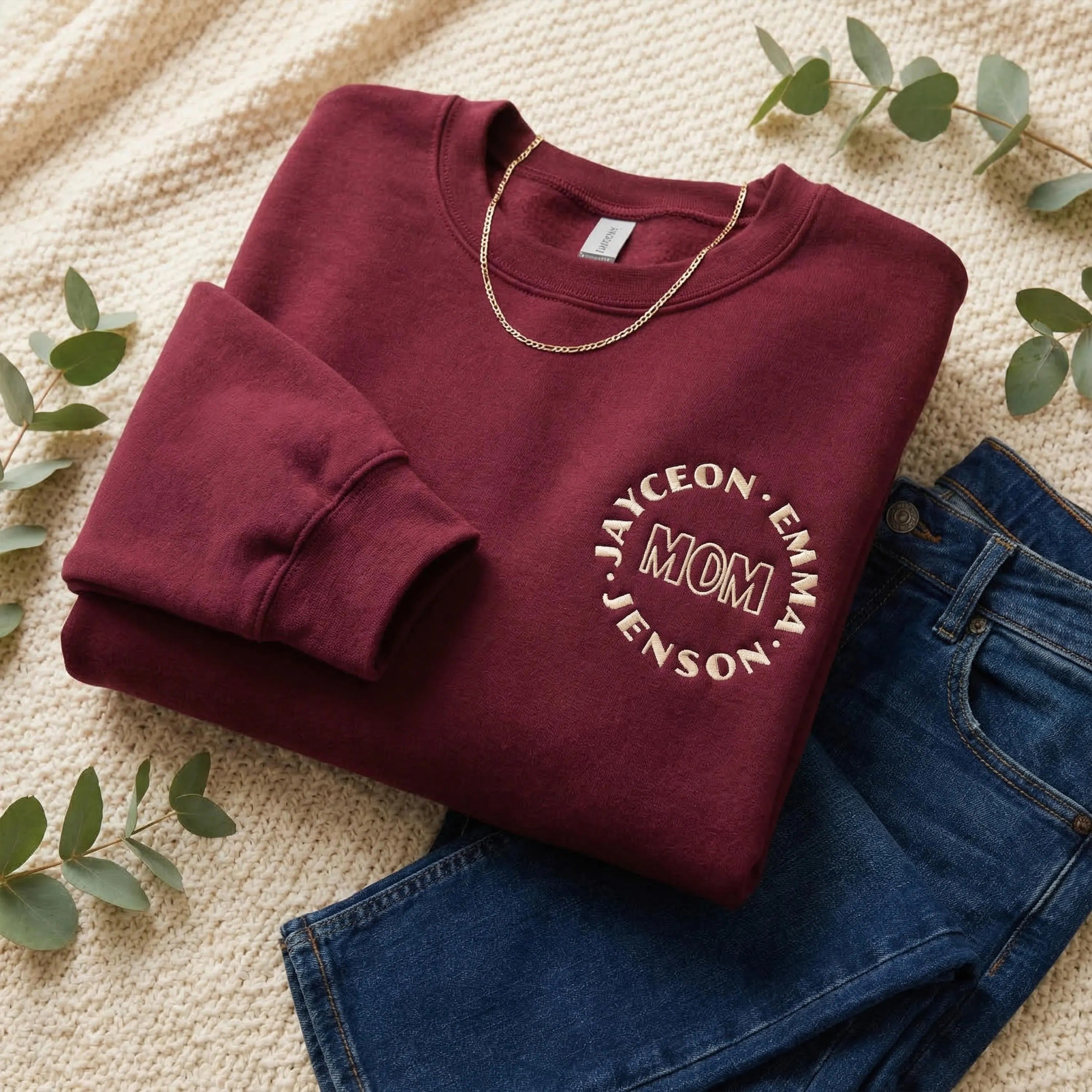 Custom Kids Names around Mom Jumper Main image