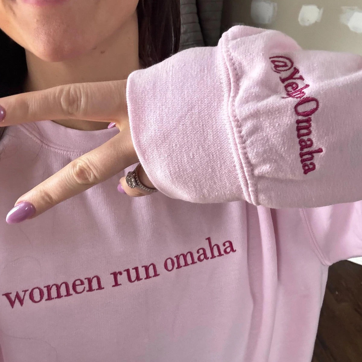 Embroidered Text Crewneck, in my sourdough era, Mothers Day Gift