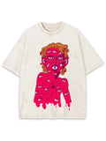 Eye-Covered Surreal Enigma Washed Tee