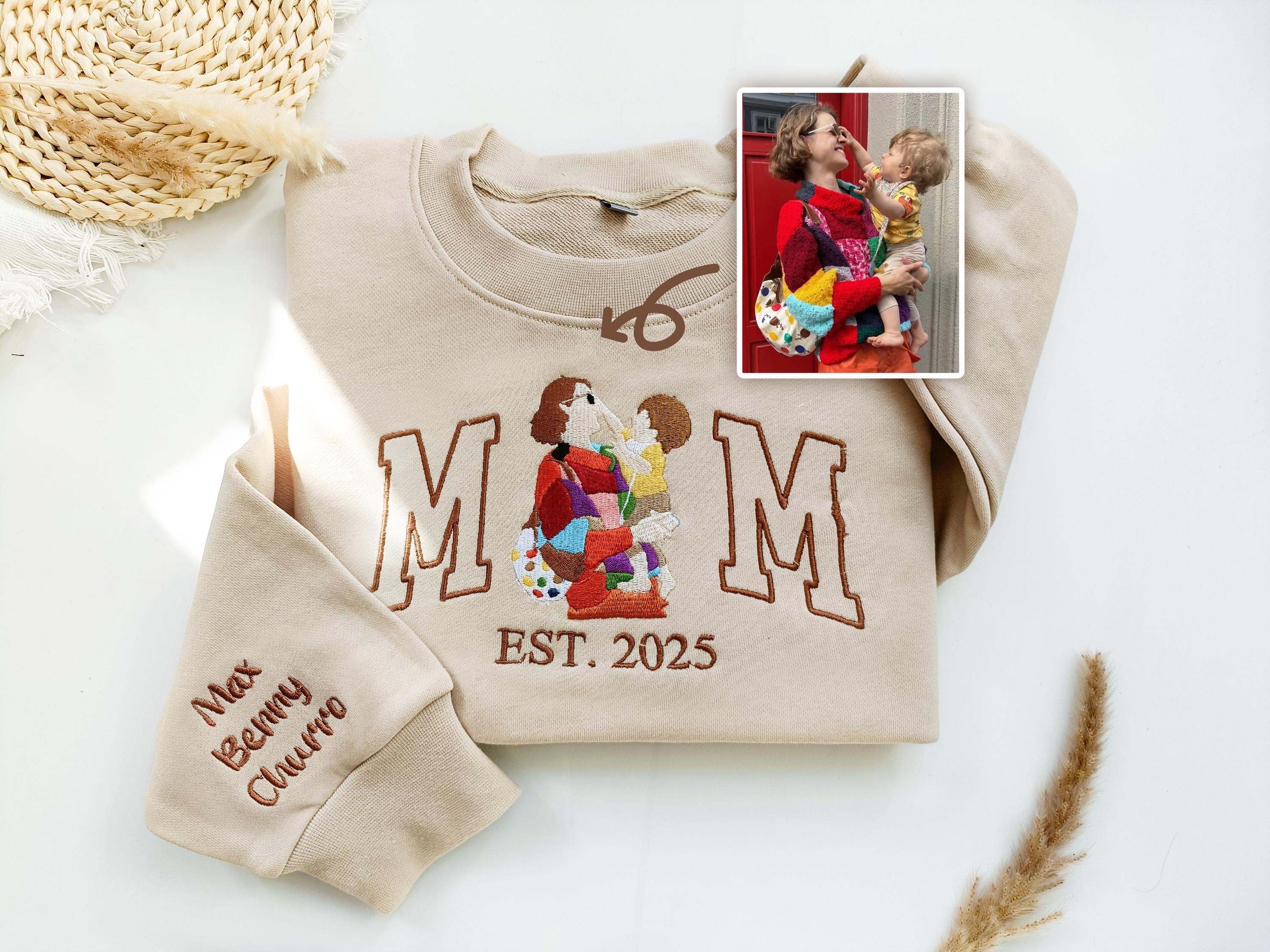 Mama Sweatshirt with Photo Secondary image