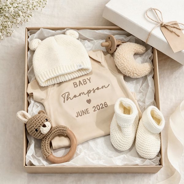 Personalized Baby Embroidered Custom Onesie,  pregnancy gift, Baby Coming Soon