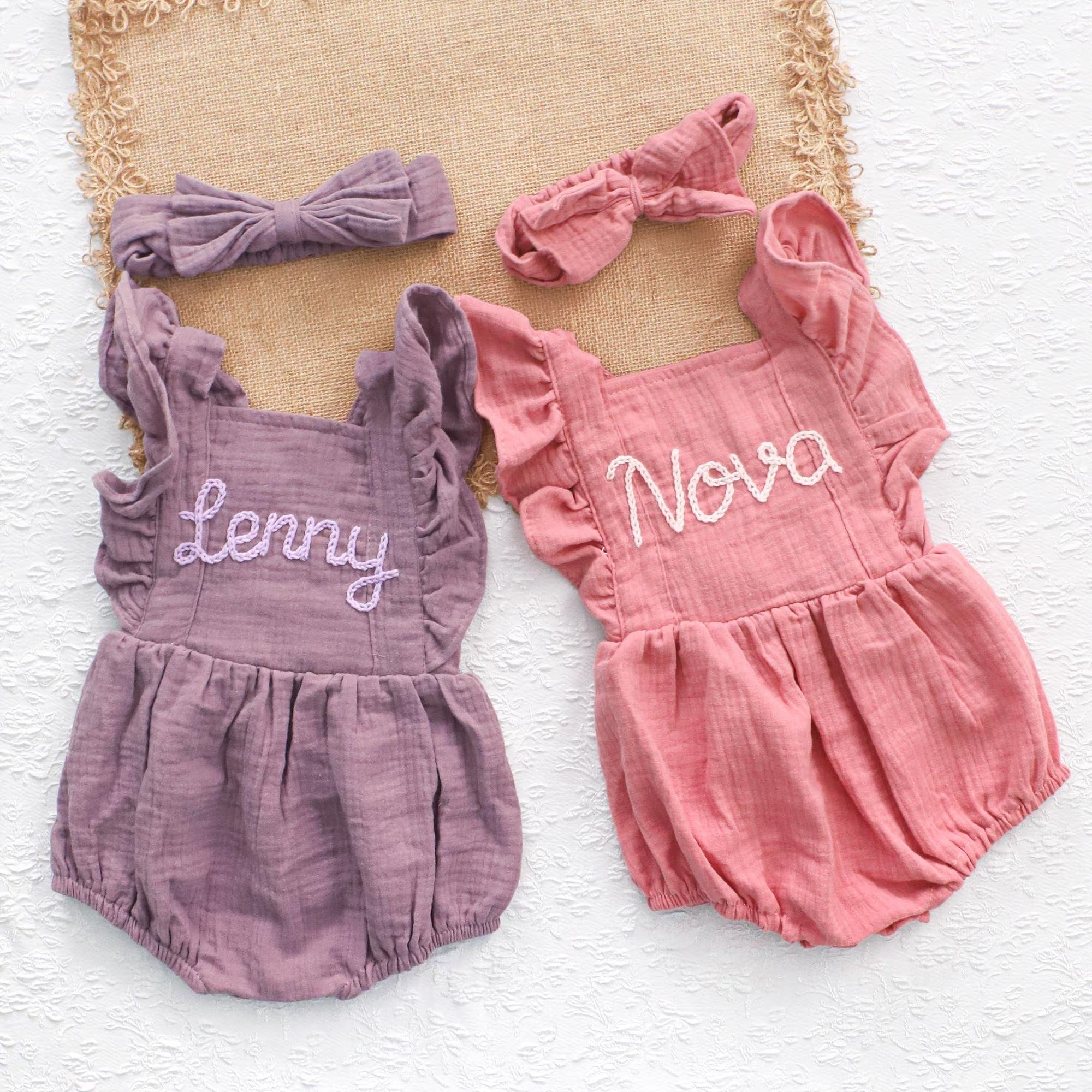 Personalized Baby Romper Main image