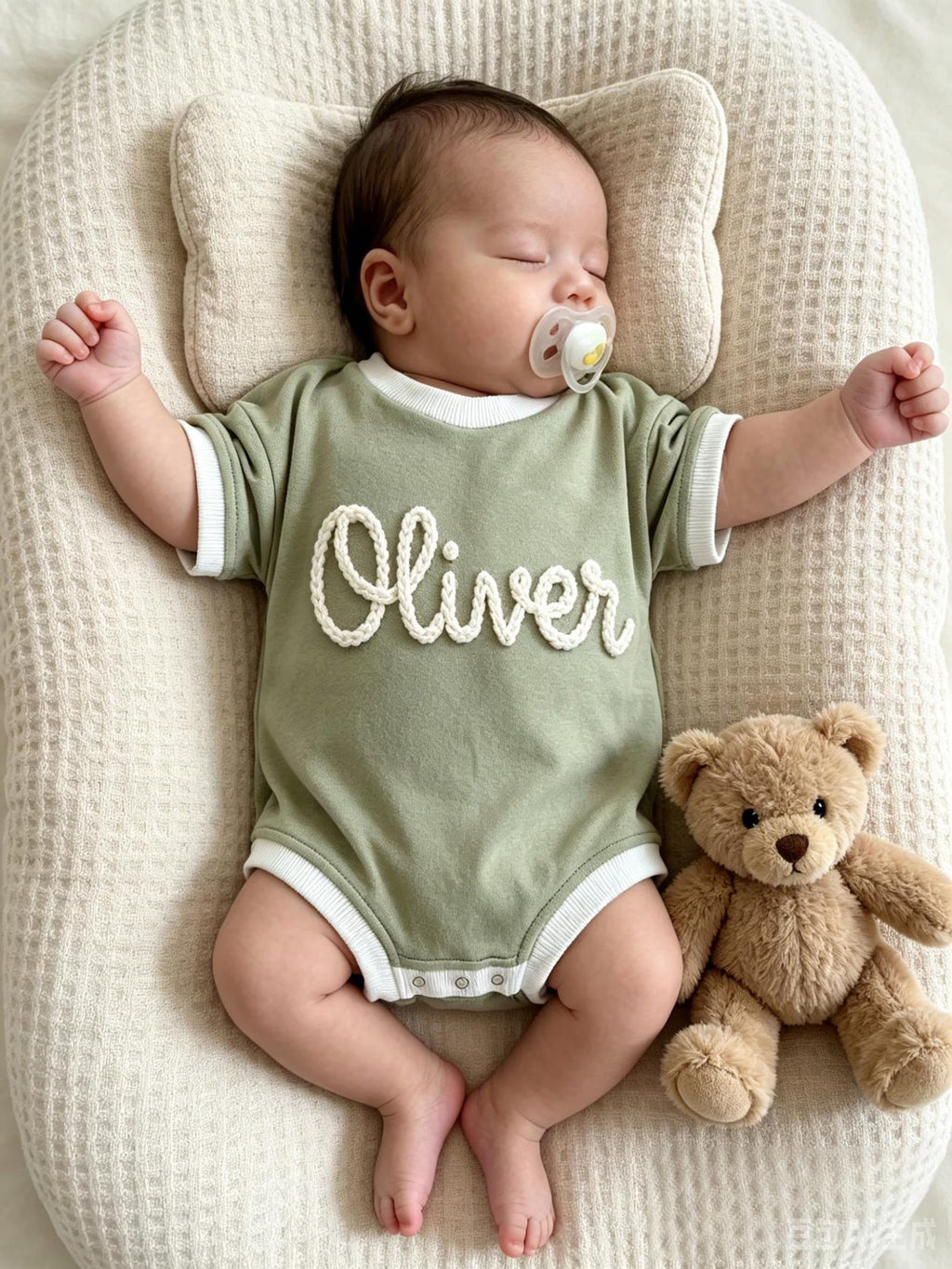 Personalized Baby Shirt with Name, Custom Baby Bubble Romper