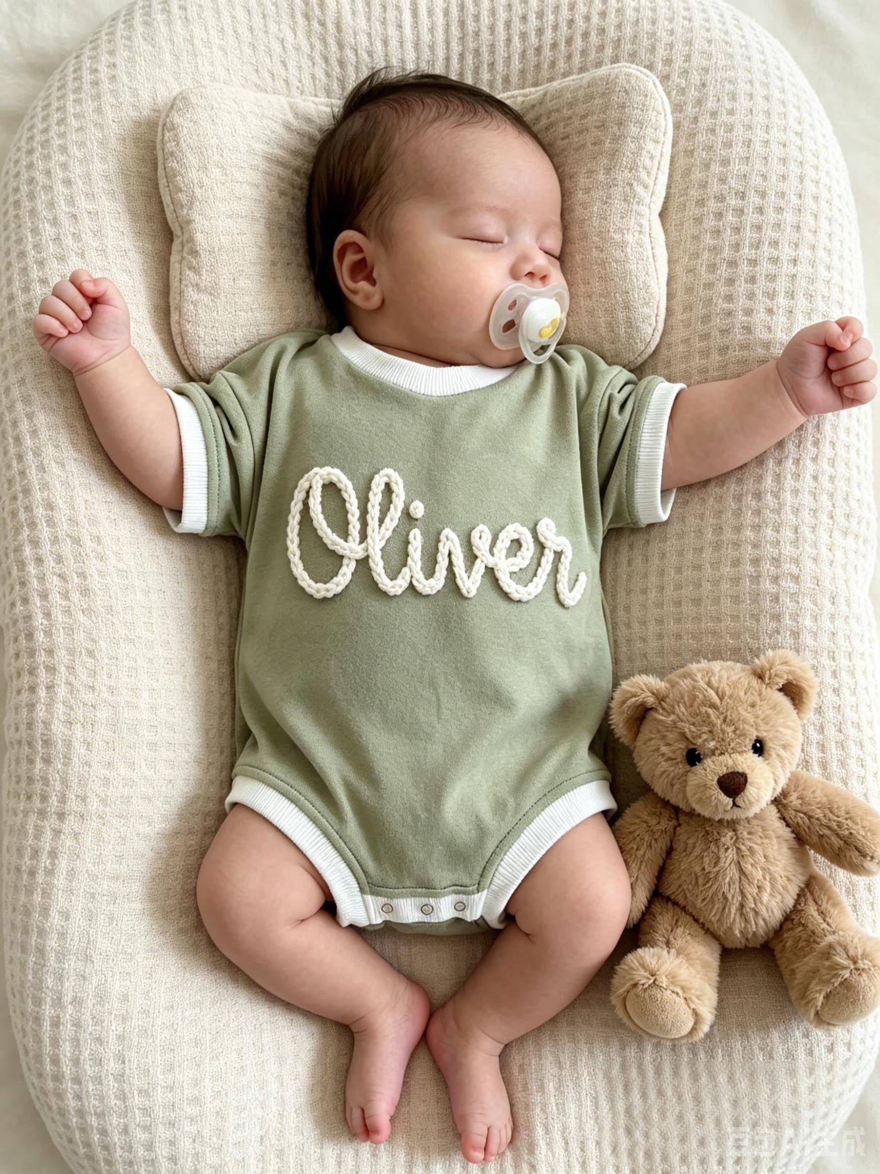 Personalized Baby Shirt with Name, Custom Baby Bubble Romper