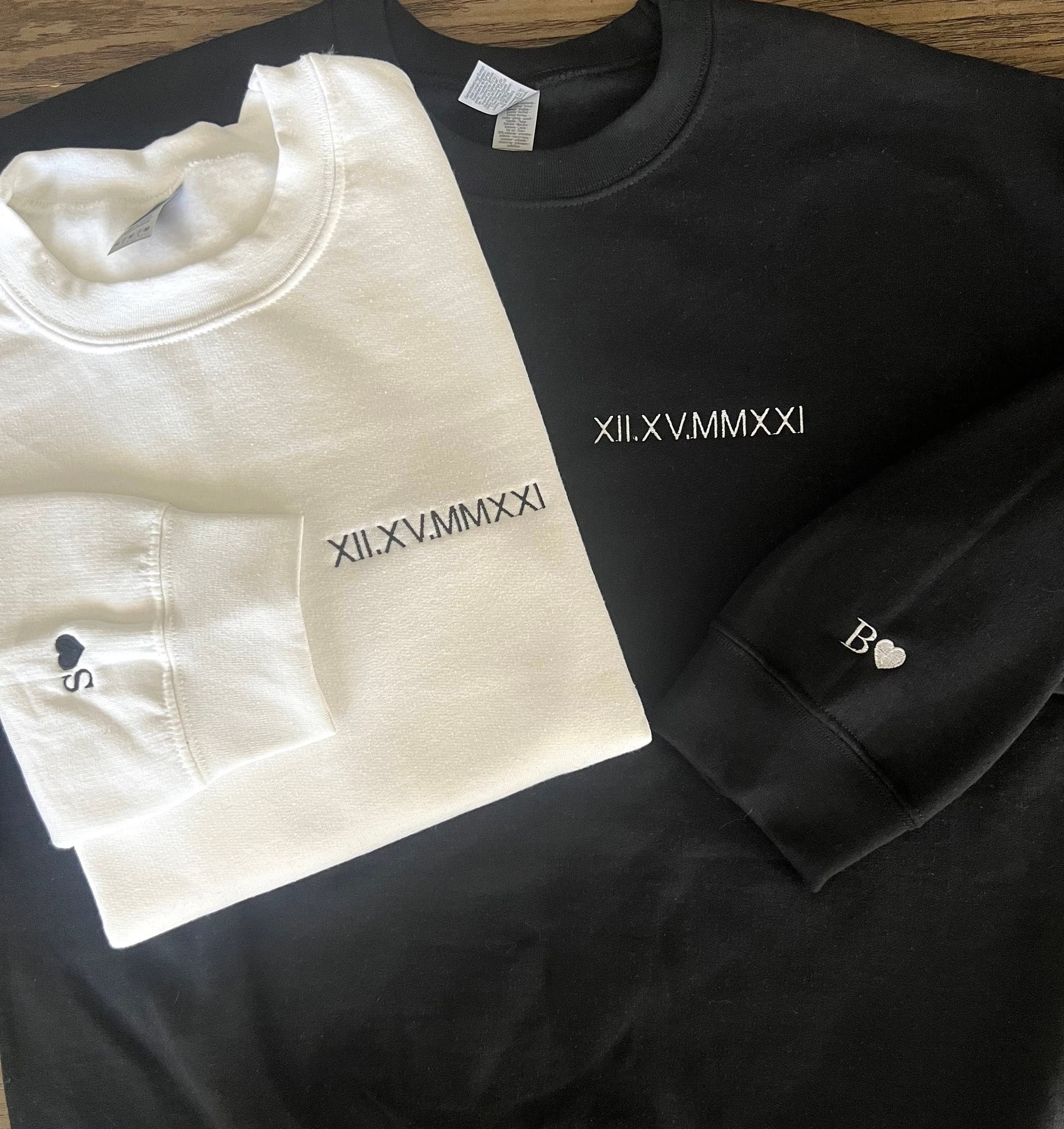 Personalized Roman Numeral V2 Sweatshirt-Gift For Custom Main image