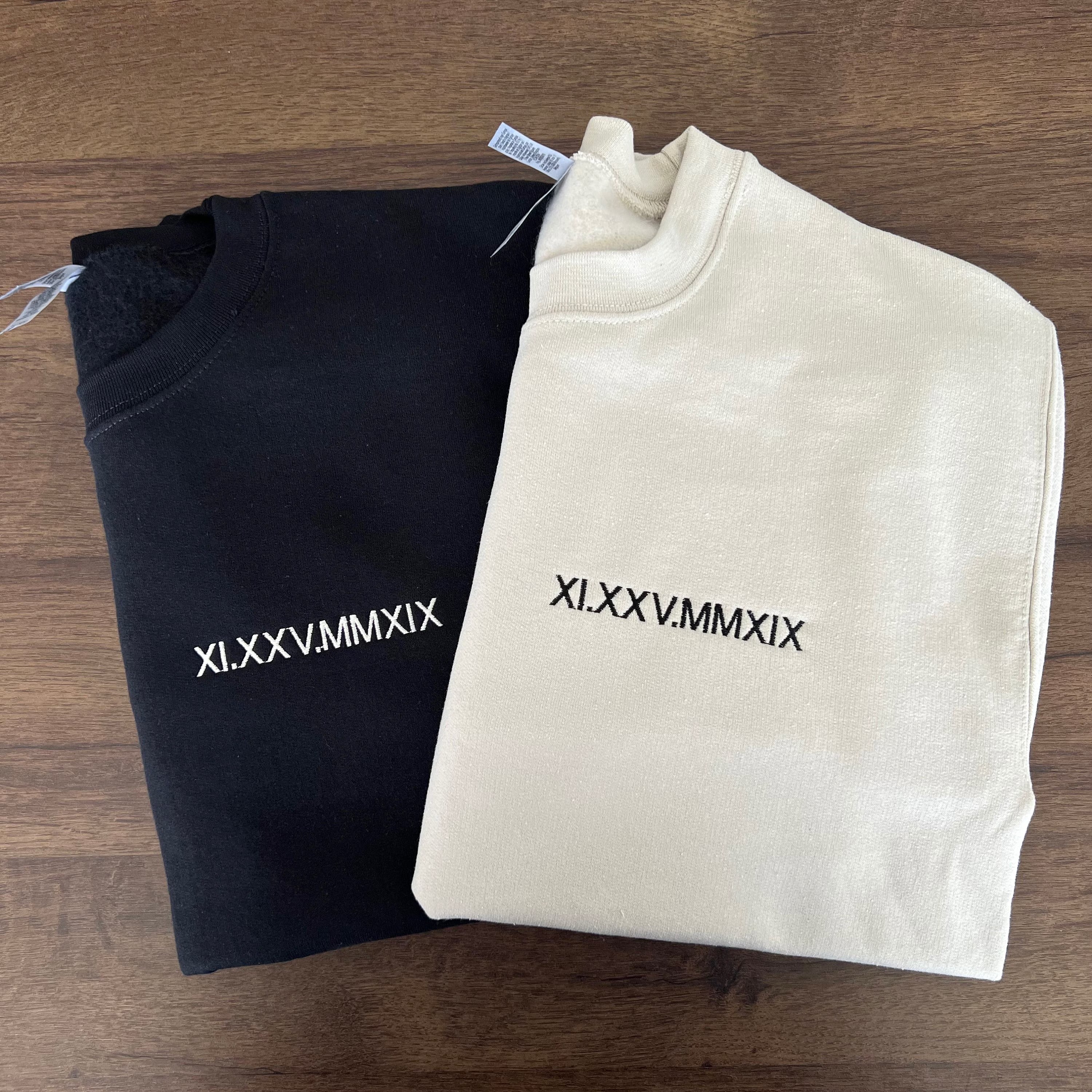 Personalized Roman Numeral V2 Sweatshirt Secondary image